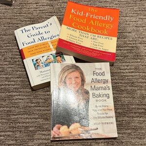 The Food Allergy Mama's Baking Book and Other Cookbooks -Set of 3 Dairy Egg Free